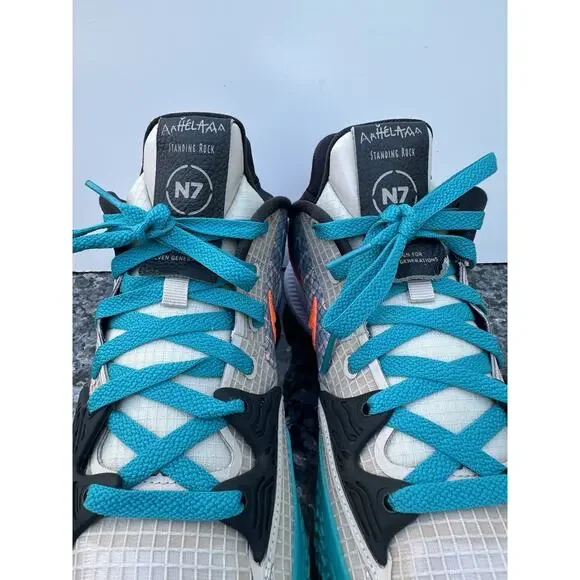 RARE Nike Kyrie Low 4 N7 ID Sneakers DN2064-991 Men’s Size 9.5 Beige Multicolor RARE Nike Kyrie Low 4 N7 ID Sneakers DN2064-991 Men main image 2